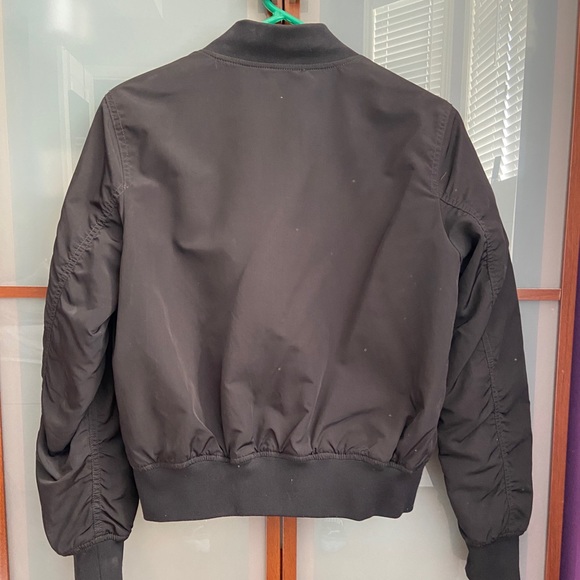 Express Black Bomber Jacket - Picture 2 of 2